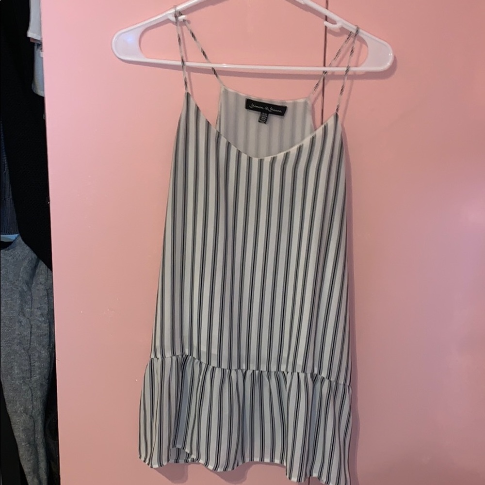 Vertical striped blouse
